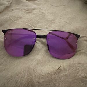 Quay Australia Black and Purple Sunglasses